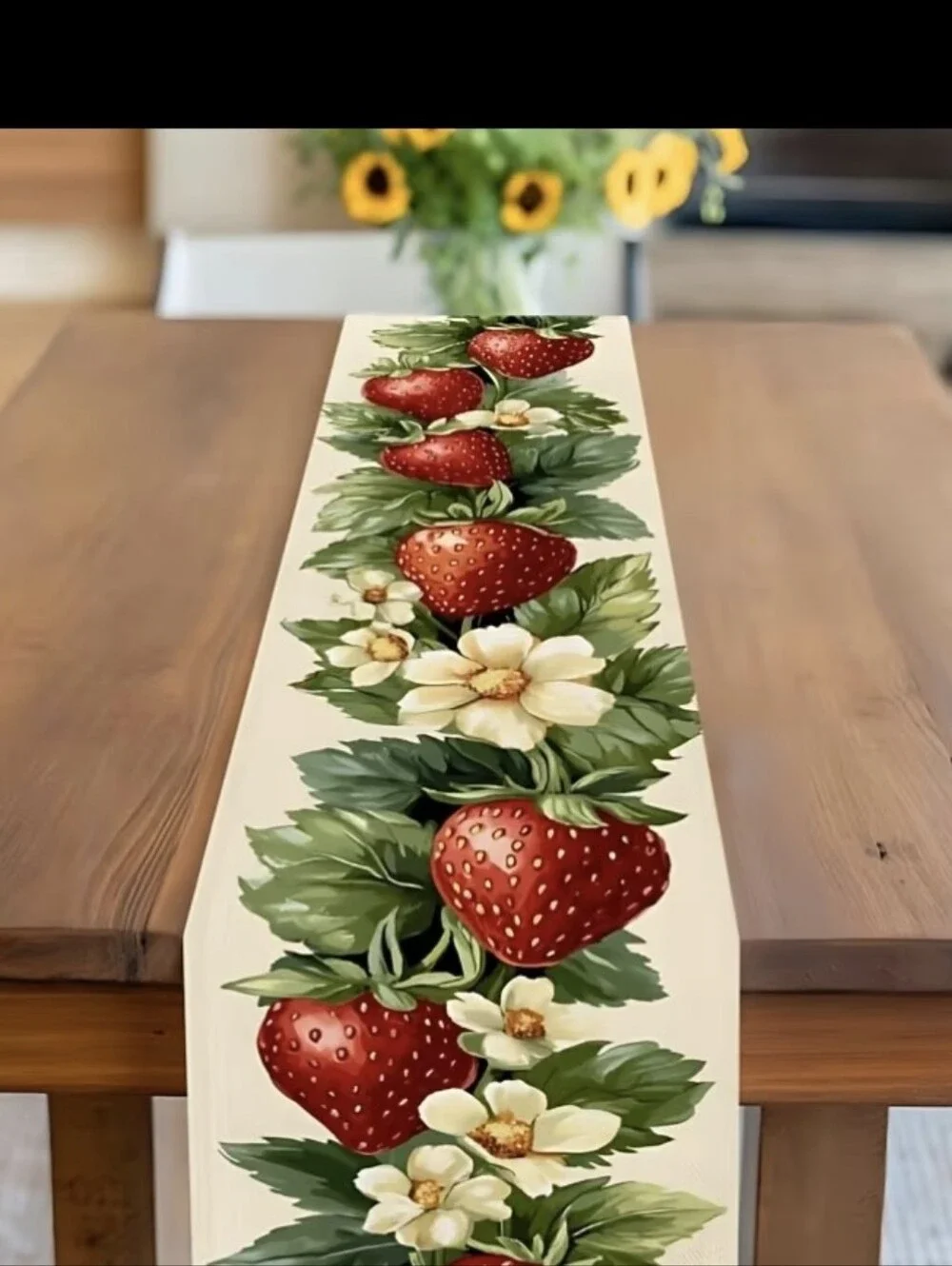 Strawberry 🍓 Decor Table Runner NEW